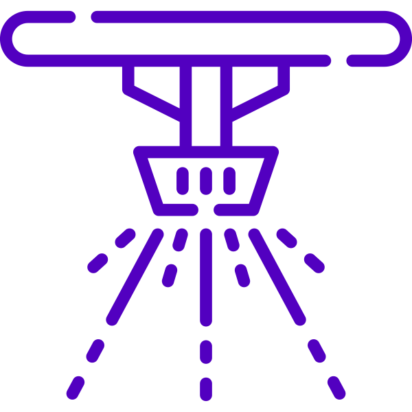 Extinction brouillard d’eau